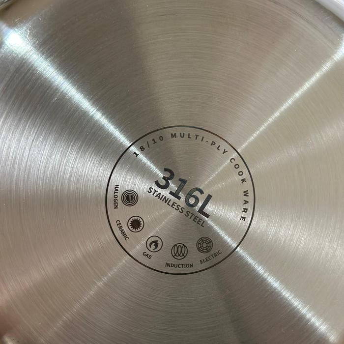 Milk Pot Stainless Steel Premium SUS 316 Panci Susu Panci Kukus