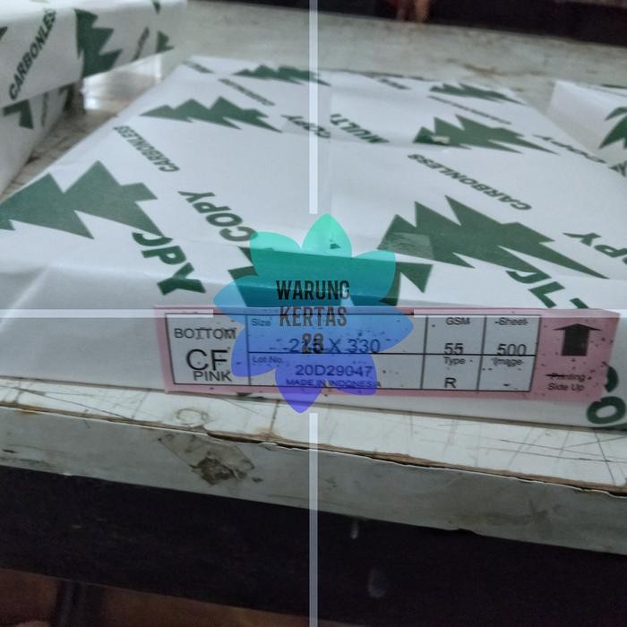 

[250 Lembar]Kertas Ncr Folio/Bottom Sheet