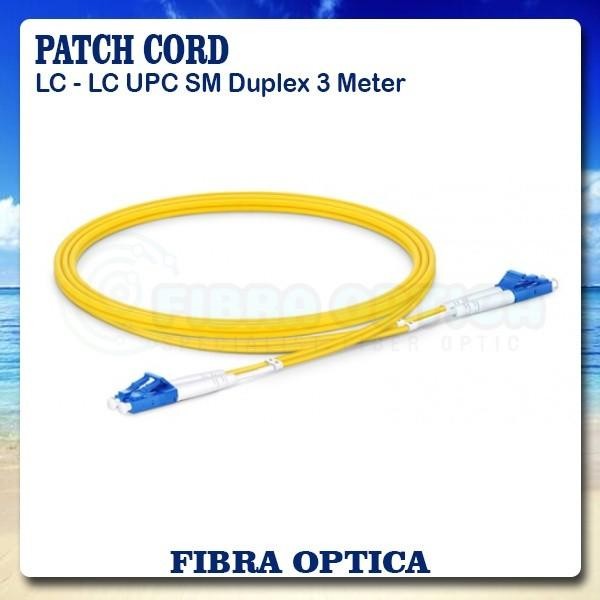 Ready Patch Cord Lc-Lc Sm 3M Single Mode Duplex Shopee