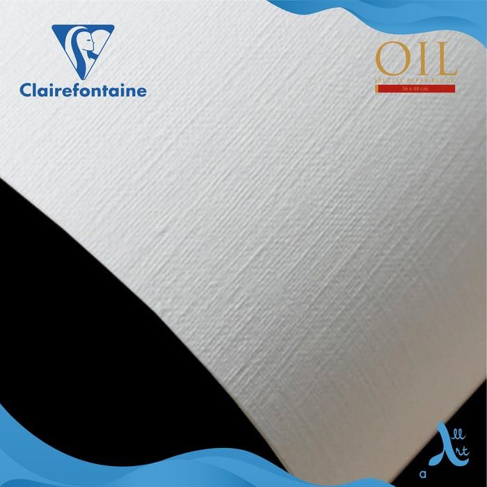 

Kertas Gambar Clairefontaine Oil Paper Natural Linen Block