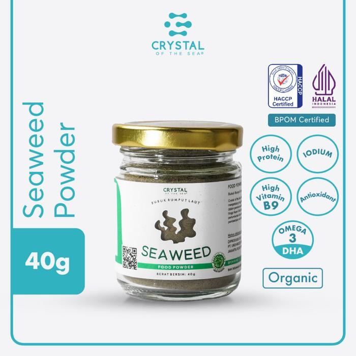 

NEW PRODUK SEAWEED FOOD POWDER (40GR) / BUBUK RUMPUT LAUT / KALDU MPASI REE RAIN553