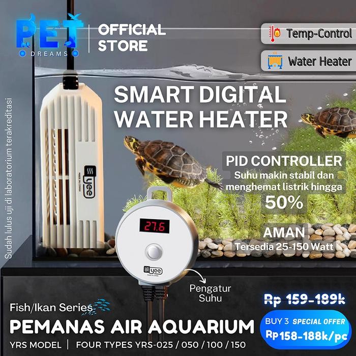SMART HEATER AQUARIUM / PEMANAS AIR AQUARIUM / AQUARIUM HEATER