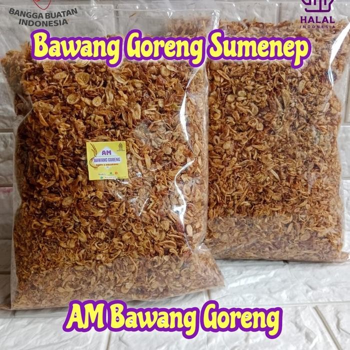 

NEW PRODUK BAWANG GORENG SUMENEP 1/2 KG REE RAIN