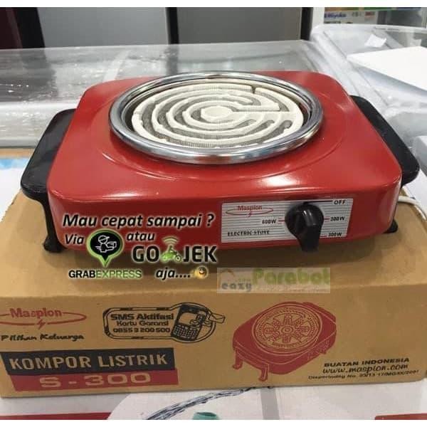 Terbaru Kompor Listrik Maspion S300 Garansi Toko Dan Garansi Resmi