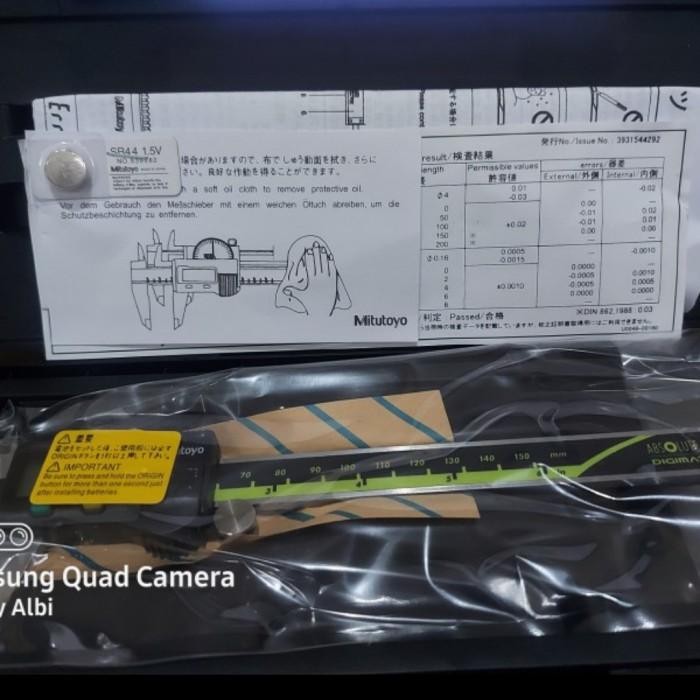 Terpopuler Mitutoyo Sigmat Digital 6" - Sigmat Mitutoyo 150Mm Terlariss 