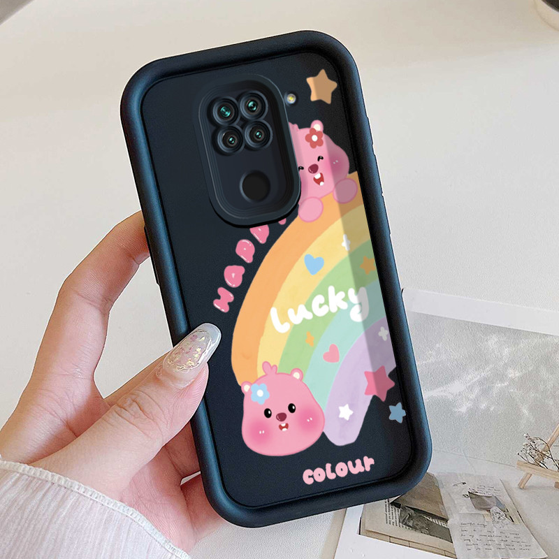 Casing Hp untuk Xiaomi Redmi Note 9 4G 10X Case Casing HP Softcase ponsel silikon tahan Kasing Berua