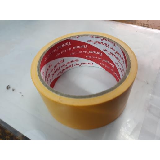 

Lakban kain kuning yellow 2 inch x 7 meter /cloth tape 44 mm x 7 meter