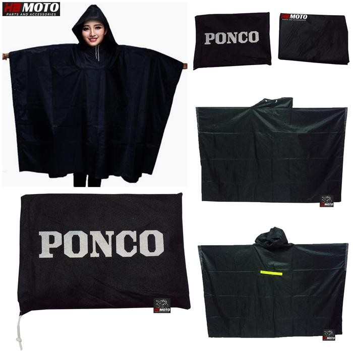 ASLI Jas Hujan PONCO 3in1 Mantel Gunung Tanpa Lengan MULTIFUNGSI/KELELAWAR READY STOCK
