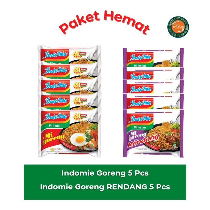 

Pilihan- Paket Hemat Mie Indomie Goreng 5 Pcs + Indomie Goreng Rendang 5 Pcs