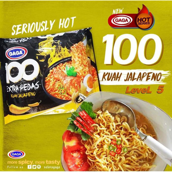 

Pilihan- Mie Gaga Extra Pedas - Kuah Jalapeno - Harga Hemat 10 Bungkus!