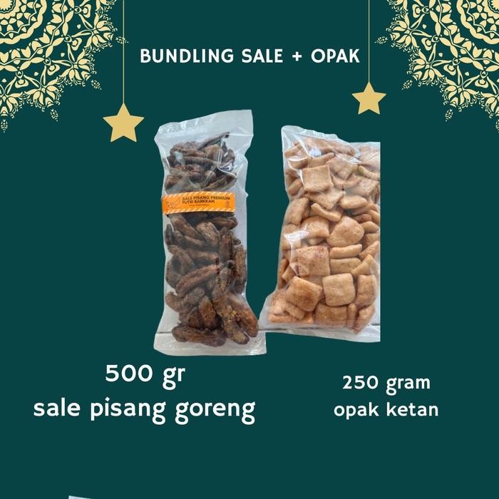 

Pilihan- Bundling - 250 Gram Opak Ketan +500 Gram Sale Goreng