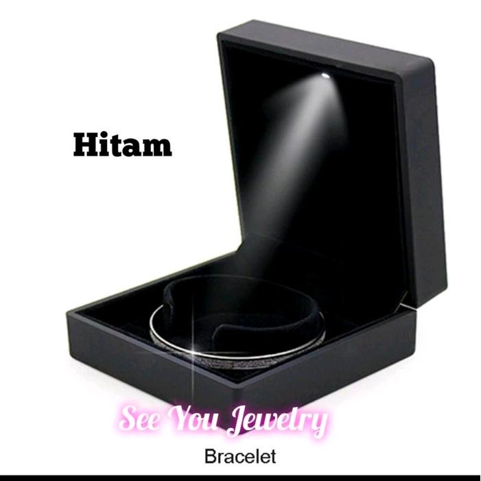 KOTAK GELANG LAMPU LED / BOX GELANG LAMPU LED / KOTAK PERHIASAN GELANG LAMPU MEWAH KODE 1478