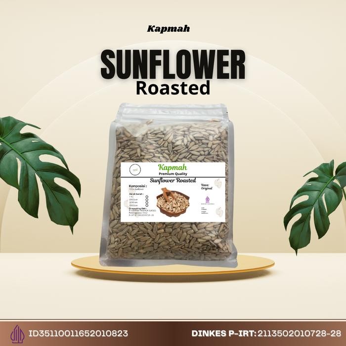 

ASLI Roasted Sunflower Seeds Premium Quality 500Gram READY STOCK