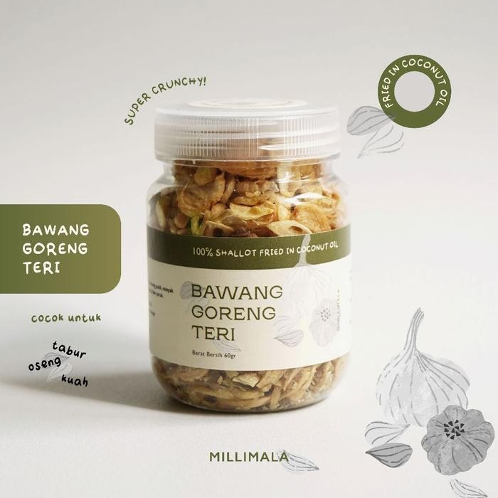 

TERMURAH Bawang Goreng Teri Premium Millimala READY STOCK