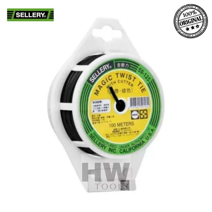 

jjm - PENGIKAT KABEL TIES / MAGIC TWIST TIE 100 METER SELLERY