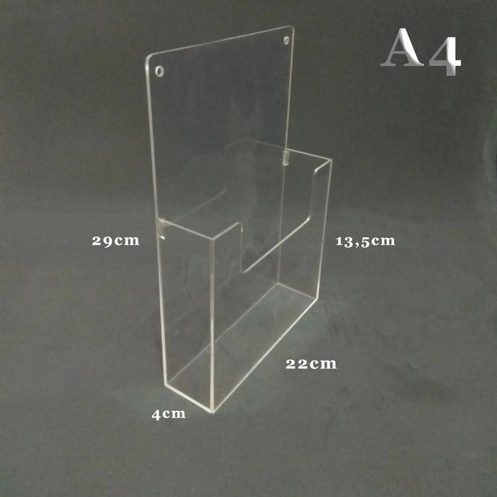 

Pilihan- Tempat Brosur Acrylic A4 - Display Bruchure Gantung Akrilik Dinding