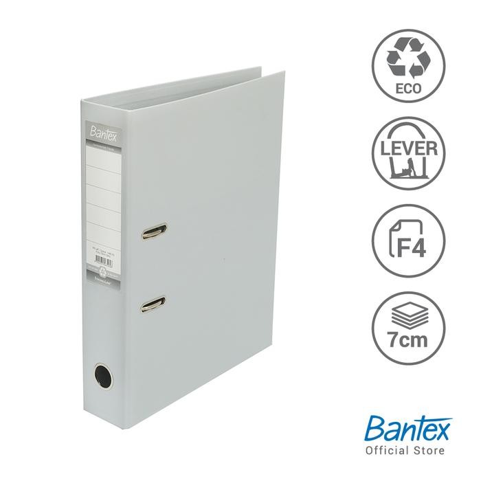 

Pilihan- Bantex Lever Arch File Ordner Plastic Folio 7Cm Grey #1465 05