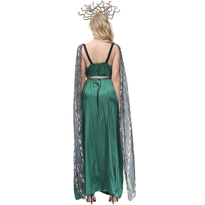 Kostum Wanita Dewasa Dewi Yunani Medusa Greek Goddess Costume Adult