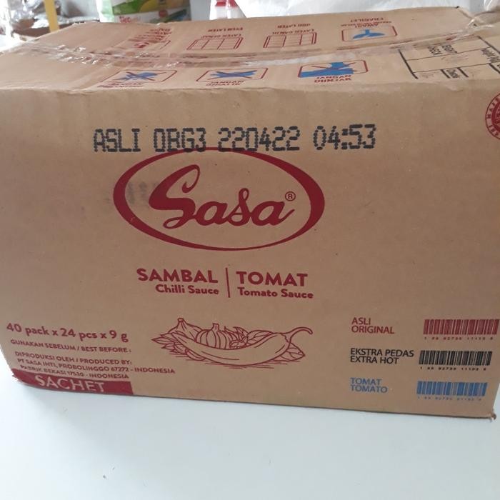 

Pilihan- (Dus)Sambal Sasa Sachet Isi 40Bks