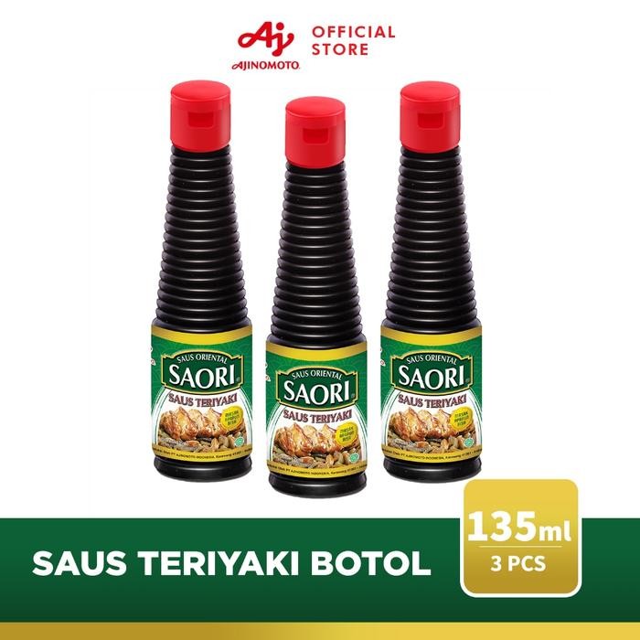 

Pilihan- Saori Saus Teriyaki Oriental Botol 135 Ml (3 Pcs)