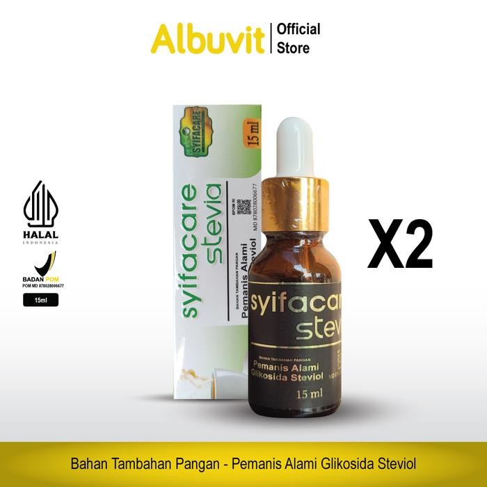 

Pilihan- 2 Botol Syifacare Stevia Lebih Hemat Pengganti Gula Rendah Kalori