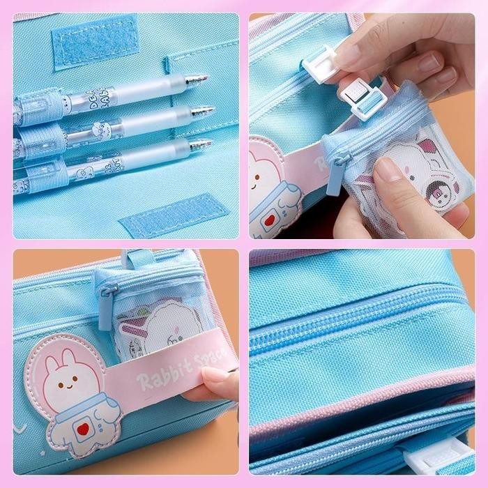 

Tempat Pensil Anak Sekolah Kotak Pensil Anak Sekolah Multifungsi Stationery