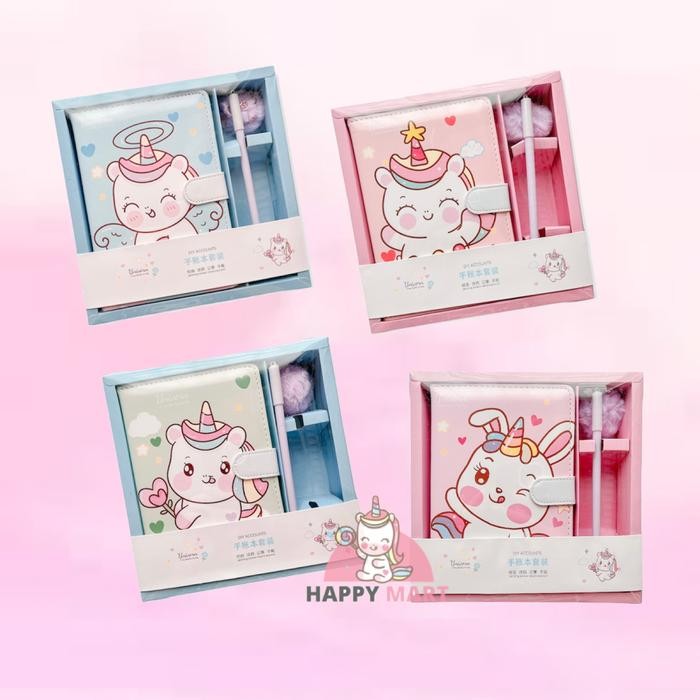 

Bisa E-Faktur! Notes Unicorn Set Premium + Pen Bulu