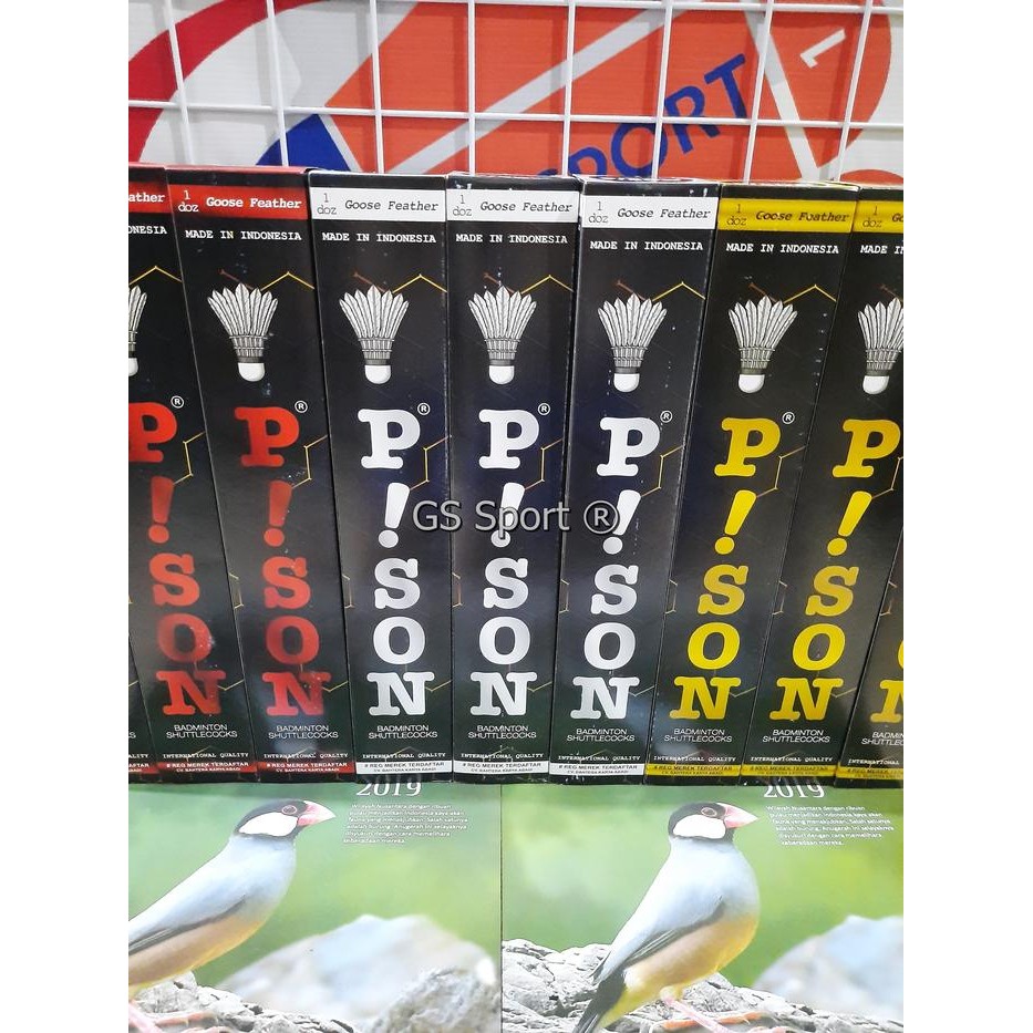 Pilihan- Shuttlecock Pison Badminton Bulu