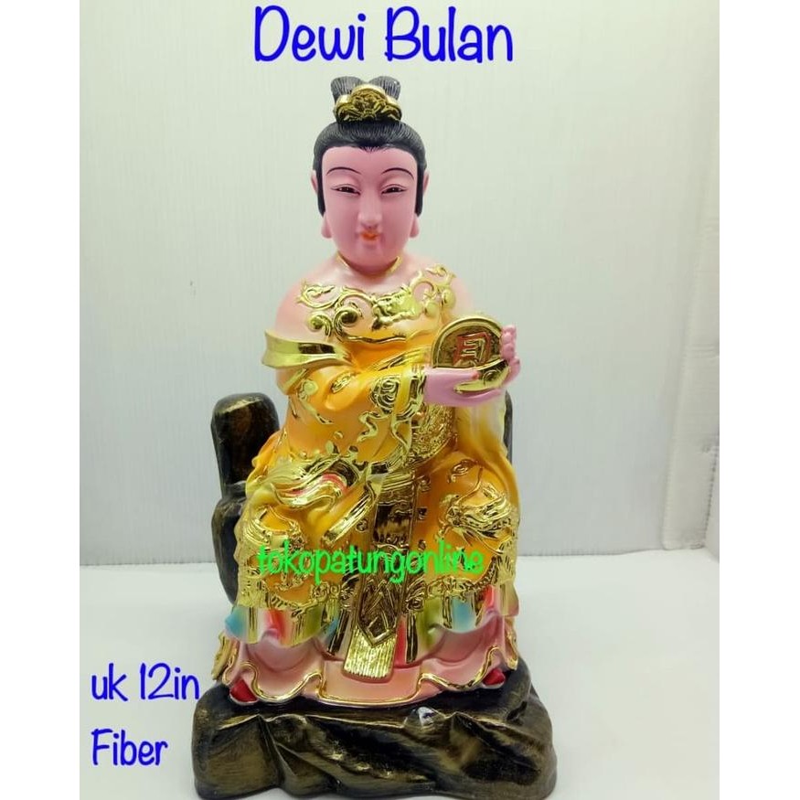 Patung Dewi Bulan Yue Shen 12In Fiber