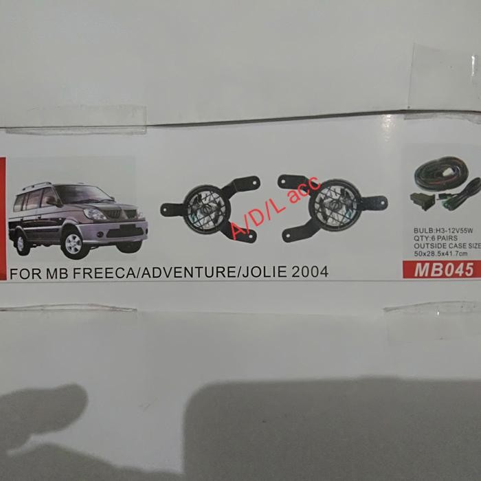 Hemat Foglamp Bemper Lampu Kabut Mobil Mitsubishi Kuda Terlariss 