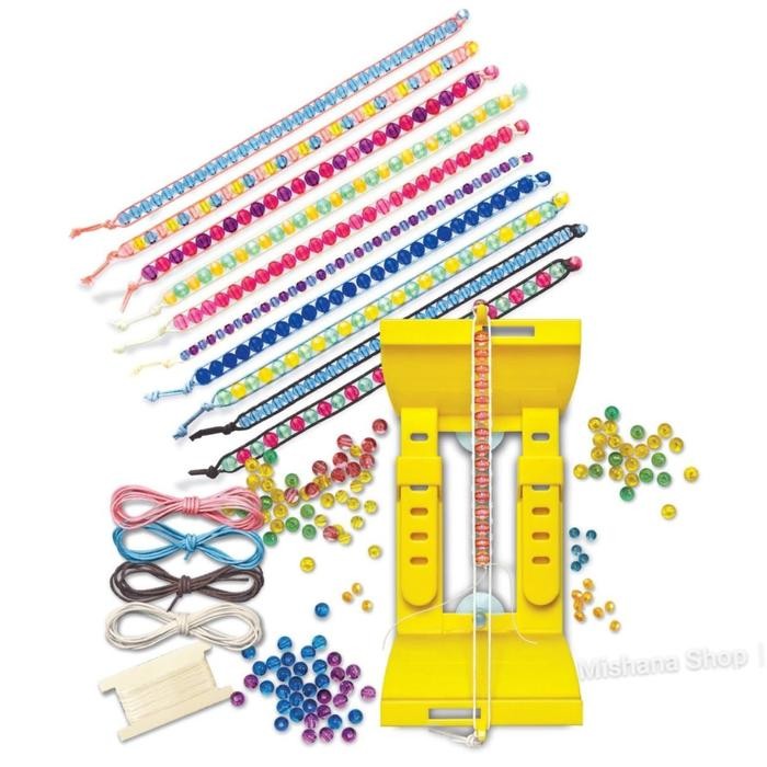 Mainan Kreatif Buat Gelang Anak 4M Charming Beads Bracelet KidzMaker