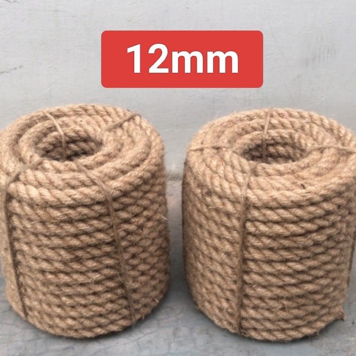tali tambang goni natural 12mm rollan