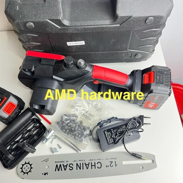 CHAINSAW CORDLESS 12 inch MESIN POTONG GERGAJI KAYU PORTABLE 12"in 305 mm Baterai LXT Chain Saw Mini