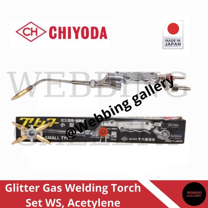 Chiyoda Glitter Gas Welding Torch Set WS, Acetylene