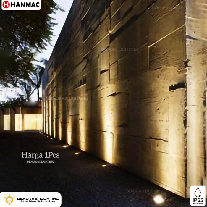 Lampu lantai led tanam sorot focus 12 derajat taman outdoor waterproof