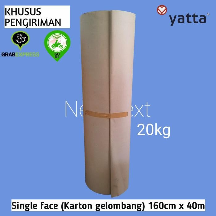 

Promo!! Karton Lembar / Single Face 160Cm X 40Meter (Roll @ 20Kg)