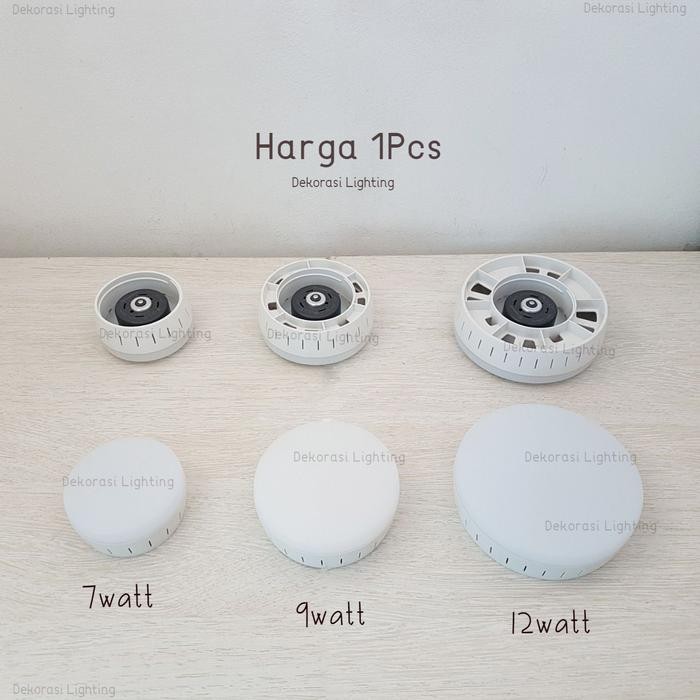 Bohlam led 9w untuk lampu downlight outbow tipe H372 plafon panel