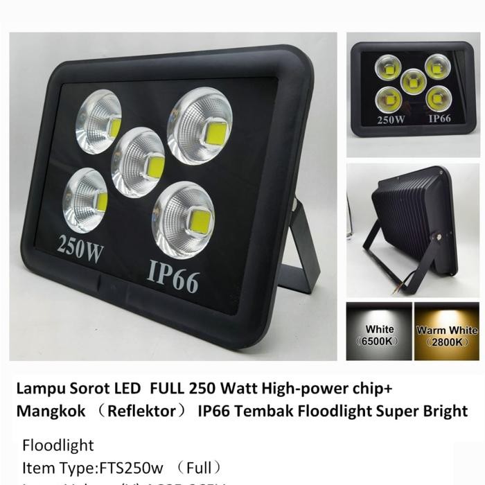 Lampu Sorot COB Led 250w Mata 5 Ip 66