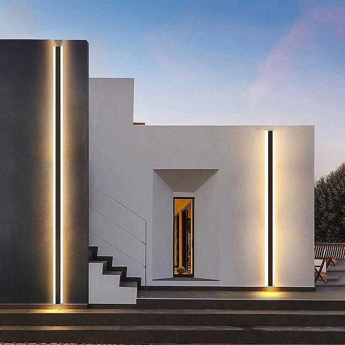 Lampu Dinding Hias Tempel Dinding Minimalis Modern Outdoor Tembok