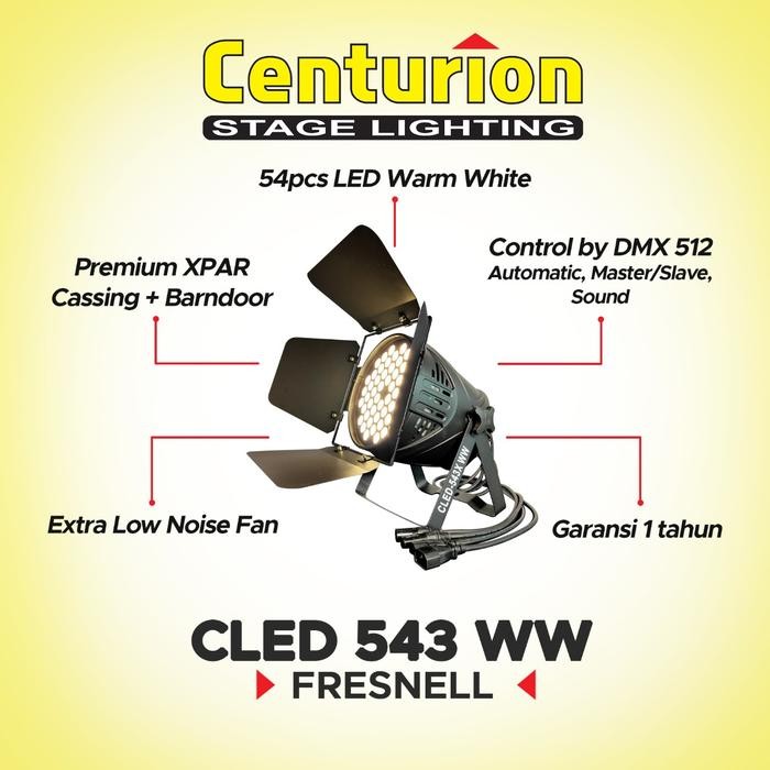 Centurion CLED 543 WW Lampu Parled Panggung/ Stage lighting
