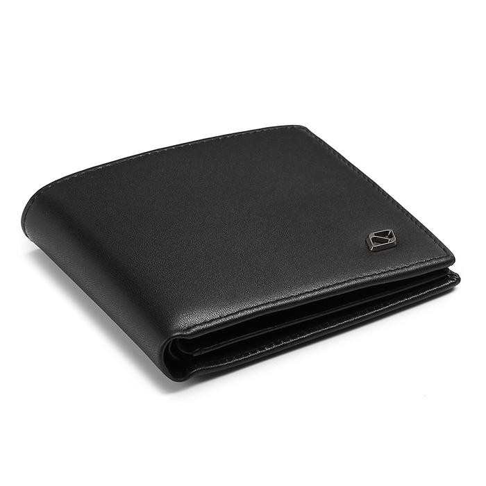 Eiger Wallets - Dompet Pria Lipat Clifton Dompet Kulit Asli Free Box Hitam Id Kartu Uang