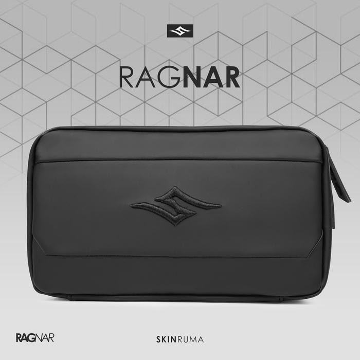 Eiger Wallets - Handbag Ragnar Exclusive Black Waterproof / Tas Pria Multifungsi Anti Air / Clutch