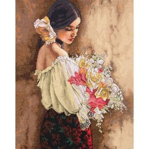 ASLI paket kristik wanita memeluk bunga READY STOCK