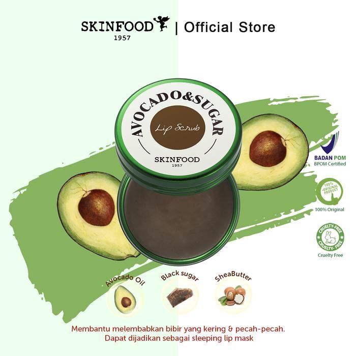 SKINFOOD Avocado & Sugar Lip Scrub
