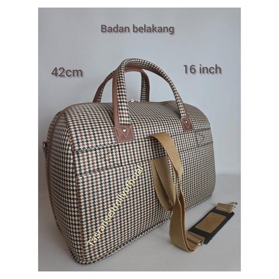 Jual Rugi Tas Pakaian Untuk Wanita Polo Interclub 42X23X30Cm Besar 100%Original Travel