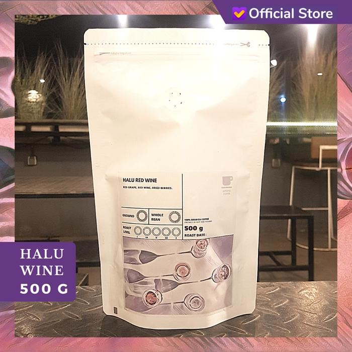 

Pilihan- Kopi Arabika Halu Red Wine 500 Gram - Sutoyo Coffee