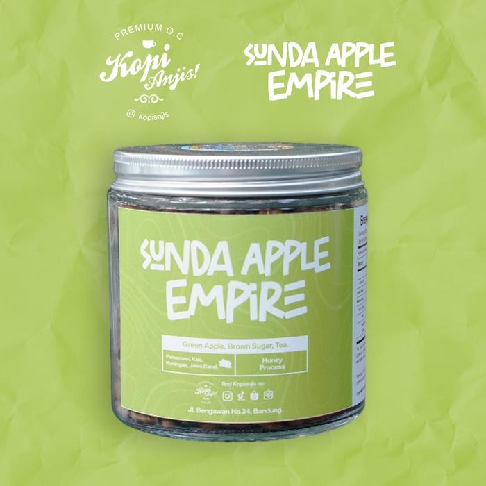 

Pilihan- Biji Kopi Arabika Sunda Apple Empire 200 Gram - Specialty Roast Beans (Sunda Amis
