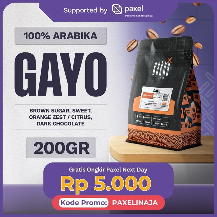 

Pilihan- Kopi Arabika Gayo Aceh Arabica Coffee Beans Espresso Biji Bubuk 200Gr