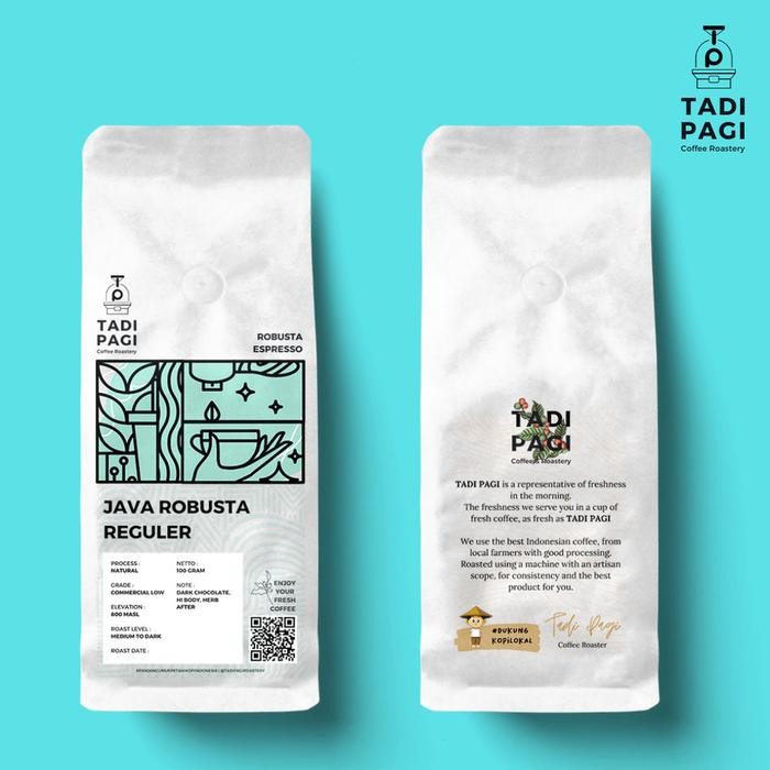 

Pilihan- Espresso Robusta / Es Kopi Susu Blend 100 Gram Kemasan Kecil