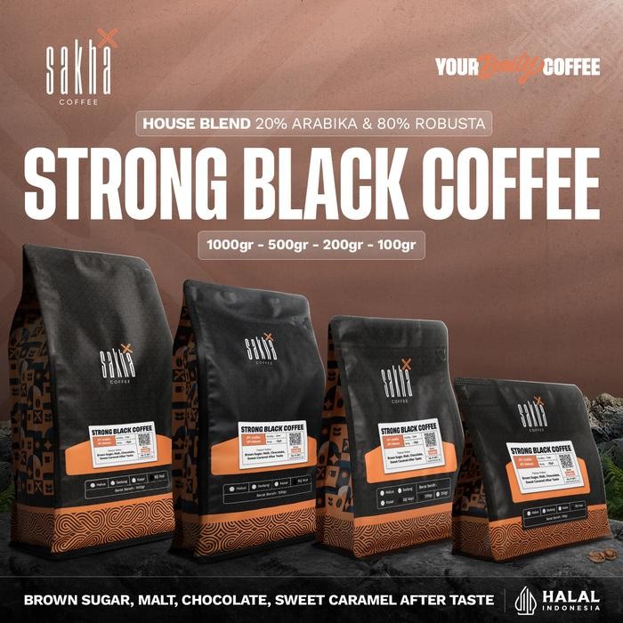 

Pilihan- Kopi Espresso Blend Strong Black Coffee Beans Kopdar Coffe Biji Bubuk